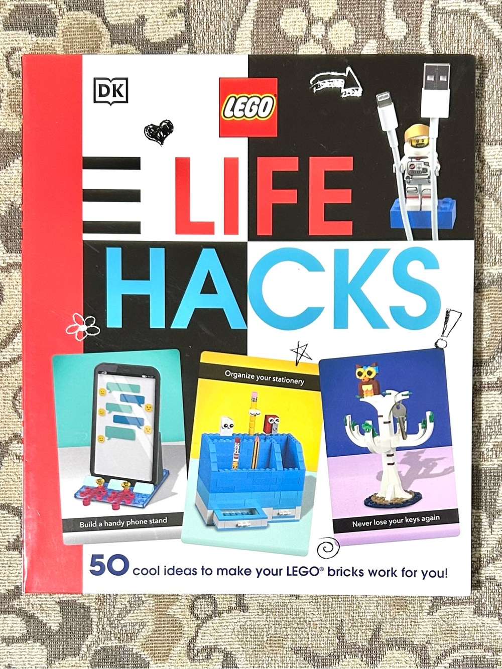 4/$20 Lego Life Hacks Flexibound Book.